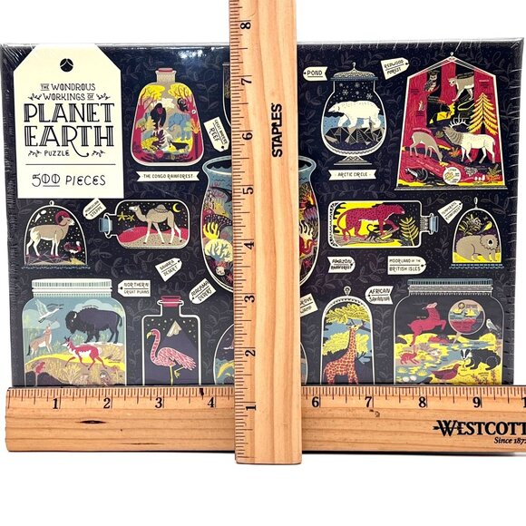 The Wondrous Workings Of Planet Earth 500-Piece Jigsaw Puzzle & Poster Ecosystem - Picture 11 of 12
